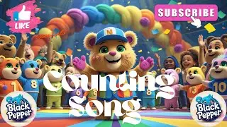 🎉Numby the Number Bear | Fun Kids Counting Song 1&ndash;10 🎶 #ytstudio #BlackPepperVideos