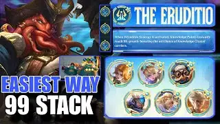 The easiest way you can max your knowledge point in few rounds | 9 ERUDITIO STRATEGY TUTORIAL
