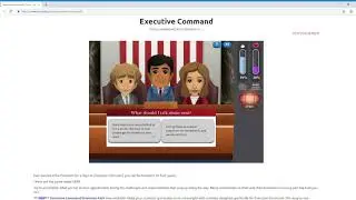 Executive Command   iCivics  | The best president ever
