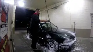 Car Wash with warm water! $5.00 and 10 mins!