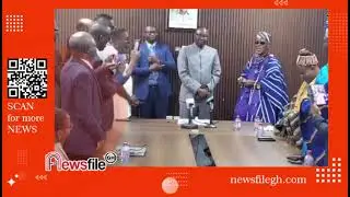 Buipe Chief Praises National Investment Bank MD, honours him with Ndewura Jakpa spear