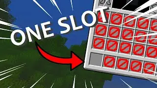 beating minecraft, but I only have 1 inventory slot...