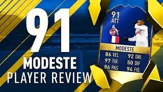 FIFA 17 | ANTHONY MODESTE TOTS (91) | Player Review+Statistiche in game (ITA)