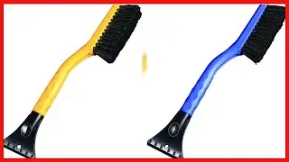 Compact Ice Scraper And Snow Brush For Everyday Winter Convenience