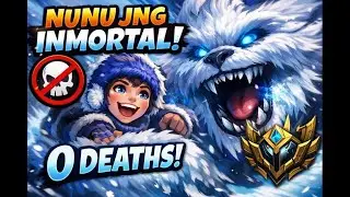 🔥 NUNU JNG INMORTAL | Ranked sin morir (0 DEATHS)//Nunu Jng//League Of Legends #80