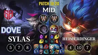 SB Dove Sylas vs Heimerdinger Mid - KR Patch 10.20