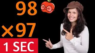 Multiplication trick by viral maths How to Calculate Faster than a Calculator - Mental Math #2
