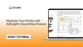 Maximize Your Profits with AZInsight&rsquo;s SearchView Feature: A Comprehensive Guide