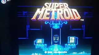 Super Metroid on Panasonic CRT via Nintendo Switch 2 (S-Video)