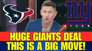 💥🥳 NFL'S TOP SIGNING!!! FRONT OFFICE ANNOUNCES TODAY!! GIANTS NEWS TODAY! Giants News