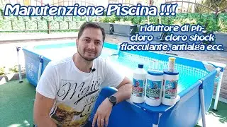 Manutenzione piscina, prodotti e dosi per la pulizia