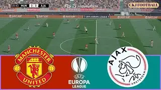 Manchester Utd Vs AFC Ajax | Europa League Match Thriller | PES 21 Simulation