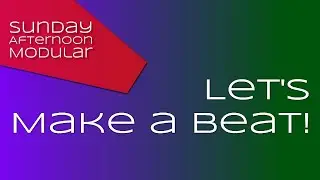 Let's Make A Beat (with Erica Synths Pico Drums)