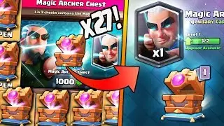 WOW! OPENING x27 NEW MAGIC ARCHER CHEST OFFERS! | Clash Royale | MAGIC ARCHER MAX GAMEPLAY!