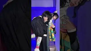 2 vs 1, easy win. 二打一穩了 #cosplay #demonslayer #鬼滅の刃 #鬼滅之刃 #富岡義勇 #胡蝶忍
