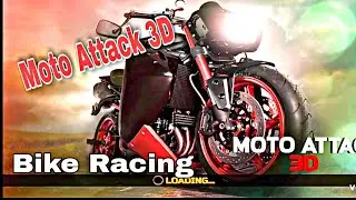 Moto Attack 3D Bike Race 2016 of level -1 old gameplay video..
