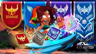 Peguei VALHALLA e DOMINEI TODOS os ELOS DO BRAWLHALLA!