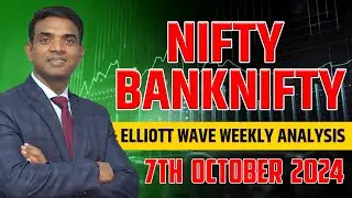 Nifty & Bank Nifty Elliott Wave Prediction | Monday, 7 October 2024 | ChartKingz Analysis