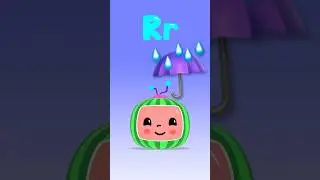 R is for RAIN ☔! Learn ABC! #cocomelon #shorts