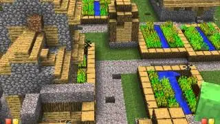 Minecraft- Very Big NPC village