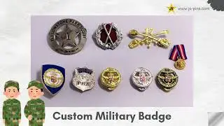 Custom Military Badges: Emblems of Honor and Duty | Jin Sheu