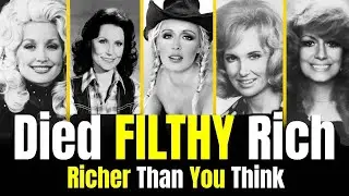 15 Old Country Music Stars Who DIED FILTHY RICH