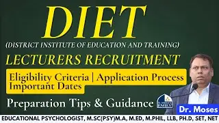 AP DIET Notification 2025 | Preparation Course Overview | Tips and Guidance | Explained by Dr. Moses