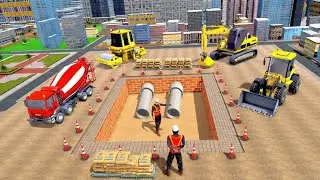 SAHAR ME HO RHA HAI CONSTRUCTION KA WORK CARTOON GAME #VIDEO 