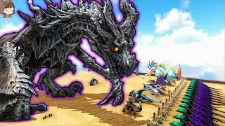Eater of Worlds Alduin from Skyrim VS Mod Dinousars | ARK Mod Battle Ep.430