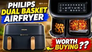 NEW Philips NA352 Dual Basket Air Fryer (9L) | Detailed Review & Demo | Airfryer for Big Family 🔥