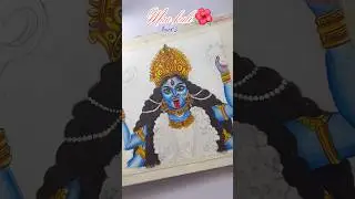 Maa kali drawing 🌺 #ytshorts #art #shorts #kali