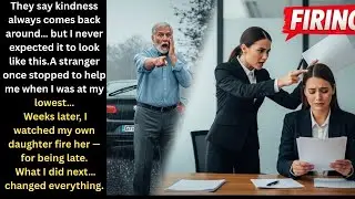 A Stranger Helped Me in the Rain&mdash;Weeks Later I Watched My Daughter Fire Her | Emotional Story
