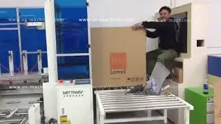 Automatic huge carton box forming erecting feeding machine big box