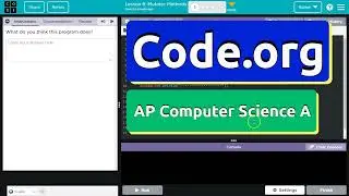 Code.org Lesson 8.1 Mutator Methods | Tutorial with Answers | Unit 2 Computer Science A (CSA)