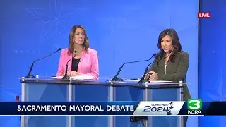Sacramento Mayoral Debate: Flojaune Cofer and Kevin McCarty on police funding