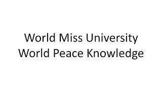 World Peace Knowledge for Participants