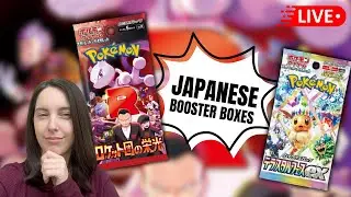 Opening Japanese Glory of Team Rocket and Terastal Festival! | Pokemon TCG
