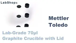 Lab-Grade 70&mu;l Graphite Crucible with Lid Presentation丨LabshopX