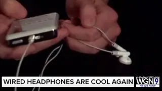 Wired headphones cool again?