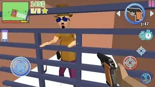 ► Dude Theft Wars Open World Sandbox Simulator BETA city hero selfie Android Gameplay