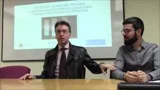 Presentaci&oacute;n Cr&iacute;tica de la raz&oacute;n literaria Universidad en la de Murcia: la reacci&oacute;n de los fil&oacute;logos