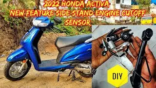 How to install side stand engine cut off sensor 2022 Honda Activa 6g ( DIY ) first time in youtube