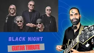 Black night guitar tribute