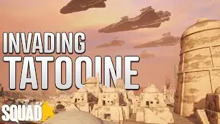 LEADING THE DROID INVASION OF TATOOINE | Squad 100 Player Gameplay
