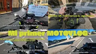 🛵 MI PRIMER MOTOVLOG 🏍️ | Perdido en Madrid, pensamientos reales y cero filtros