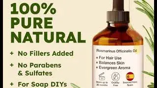 The Secret to Longer Hair? 🌿 KUKKA Rosemary Essential Oil Review