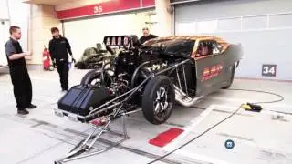 FRANK MANZO WARMING UP AAP SUPERCHARGED CAMARO