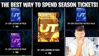 THE BEST WAY TO SPEND SEASON TICKETS IN MADDEN 26 ULTIMATE TEAM!