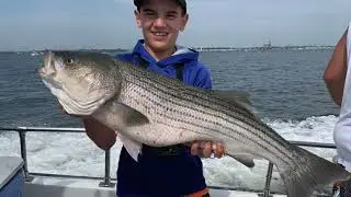 Long Island Sound Fishing !!!(Trolling For Striped Bass)!!!