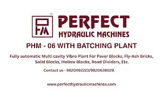 PHM - 06 Multi cavity Plant with Batching Plant #paverblocks #construction #business #road